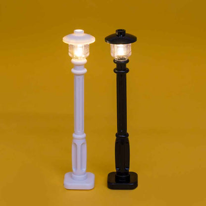 LEGO Lamp Post With LED Installed