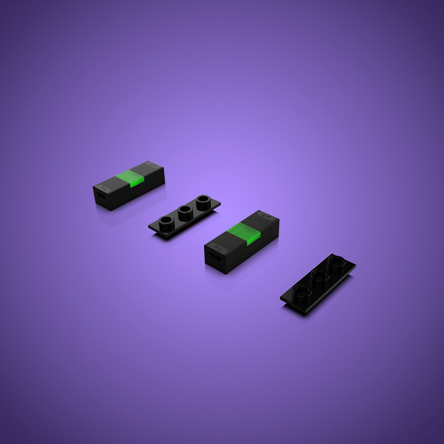 Meteor Light Micro - Grün (2er Pack)