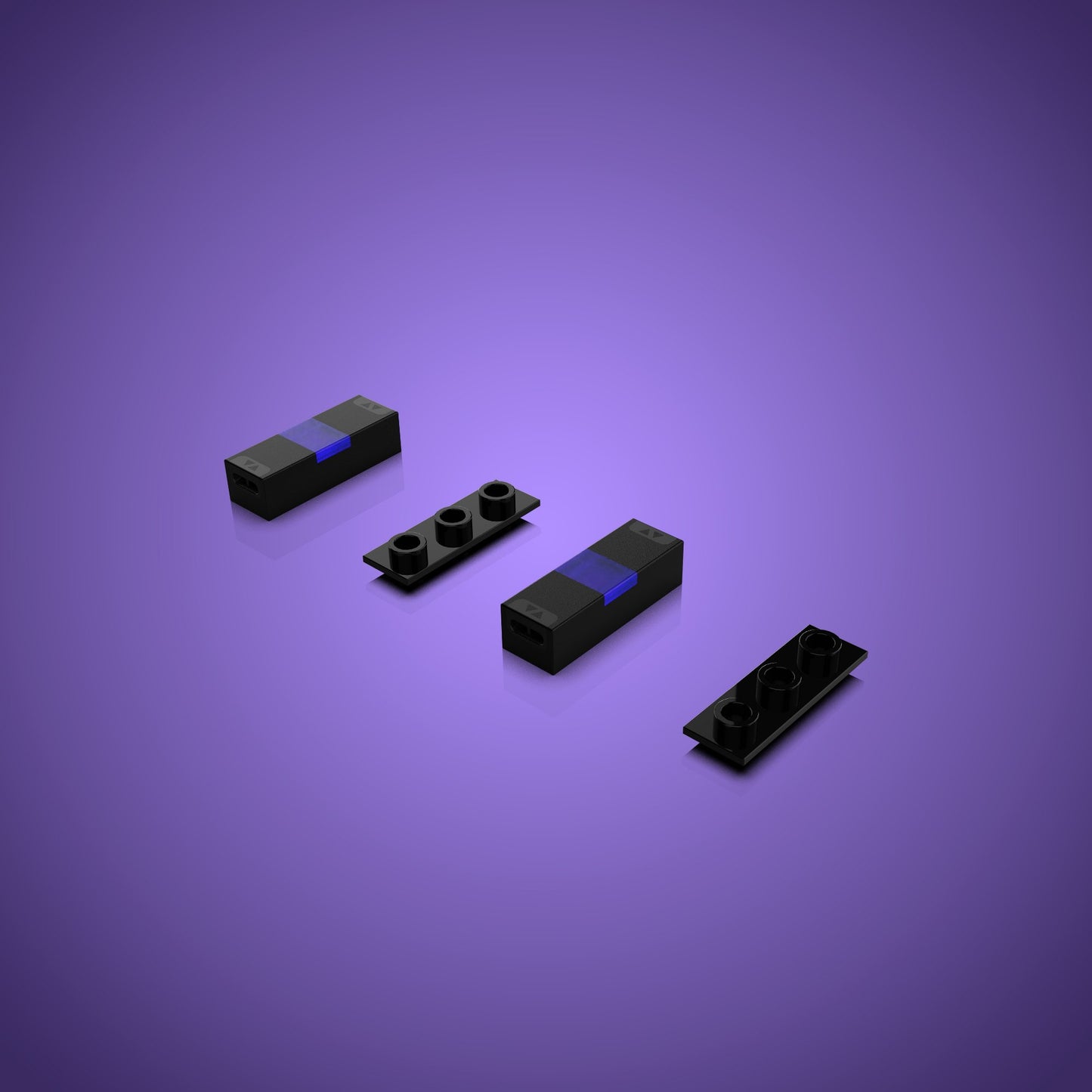 Meteor Light Micro - Lila (2er Pack)