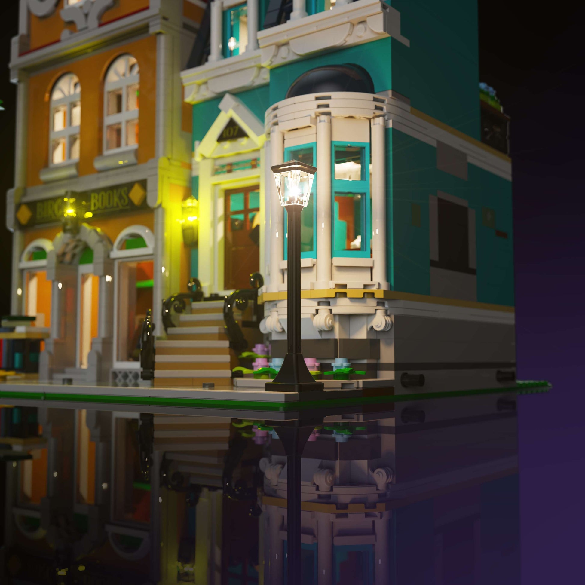 LMB Light Kit for LEGO Bookshop #10270 – Light My Bricks EU