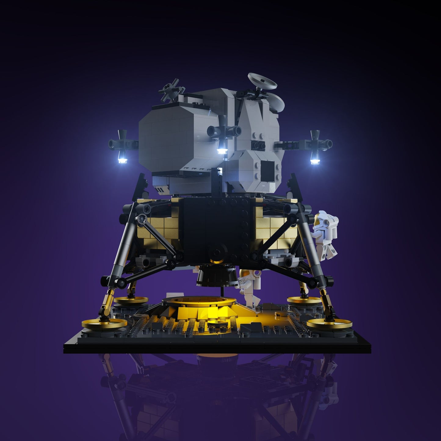 Lichtkit für LEGO® NASA Apollo 11 Mondlandefähre #10266