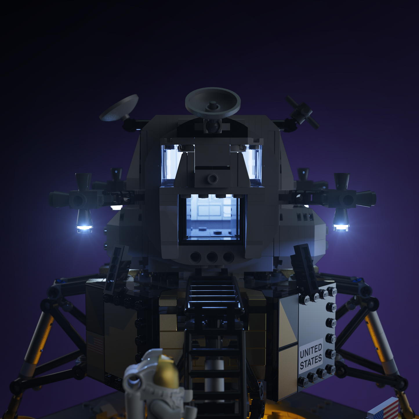 LMB 2.0 Light Kit for LEGO® NASA Apollo 11 Lunar Lander #10266