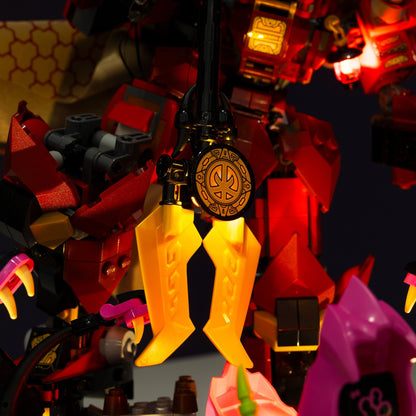 LEGO® NINJAGO The Fire Knight Mech #71846 DIY Light Bundle
