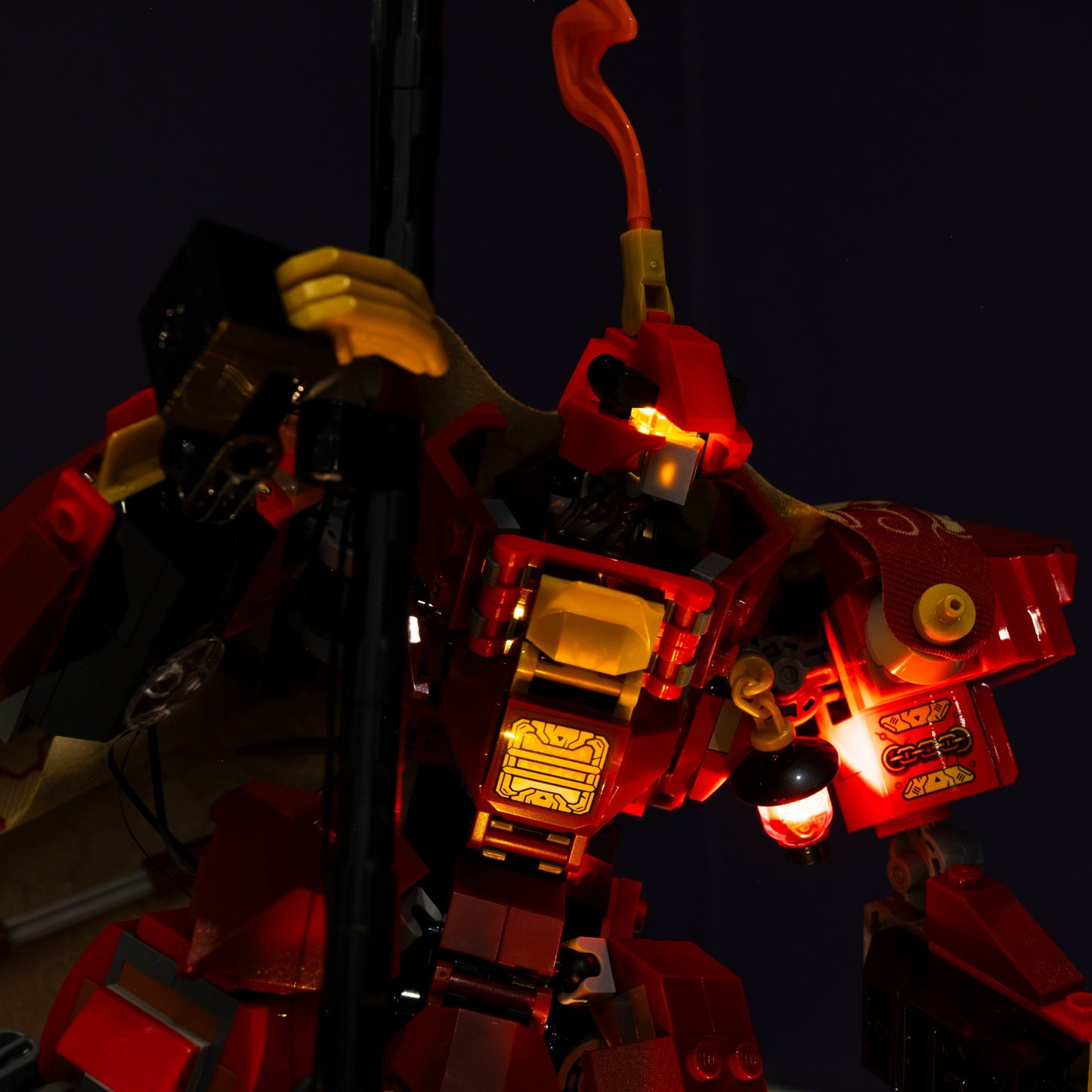 LEGO® NINJAGO The Fire Knight Mech #71846 DIY Light Bundle