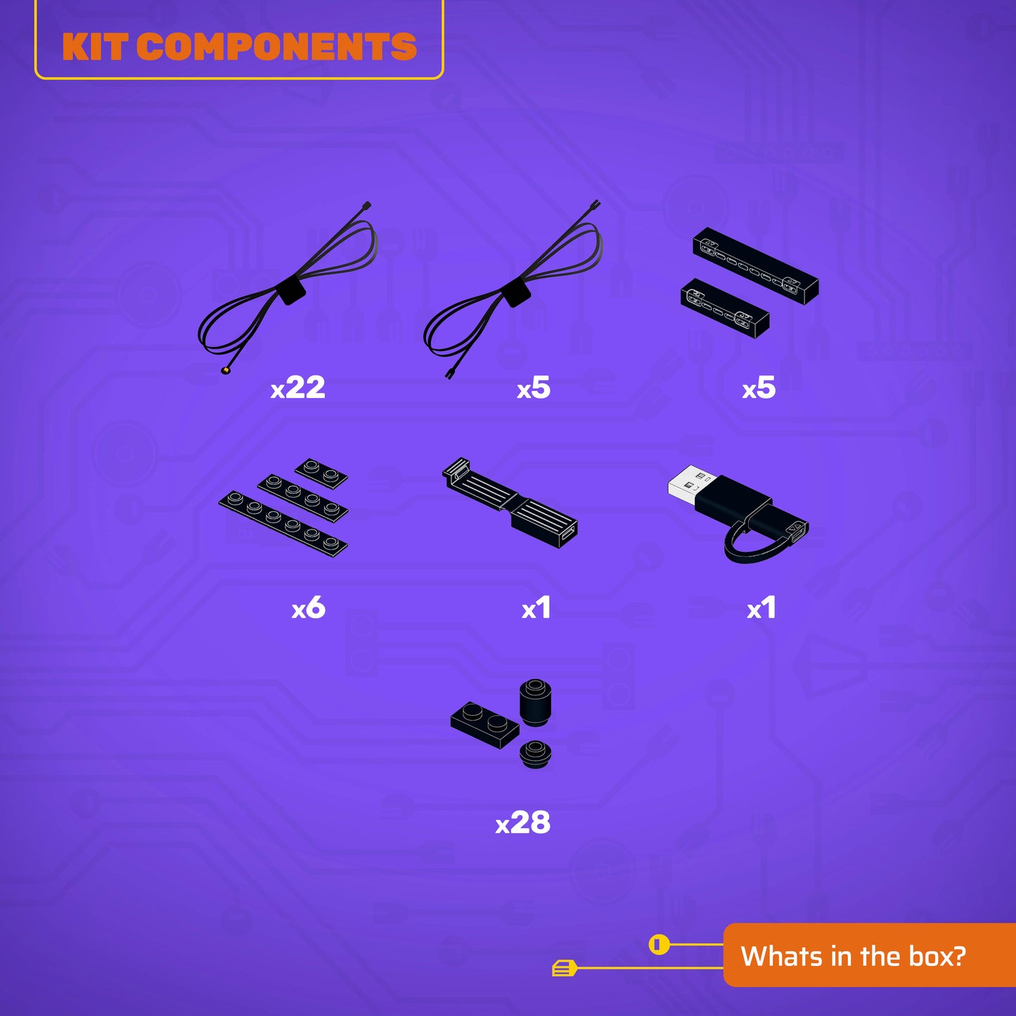 Lichtkit für LEGO® Orient-Express Zug #21344