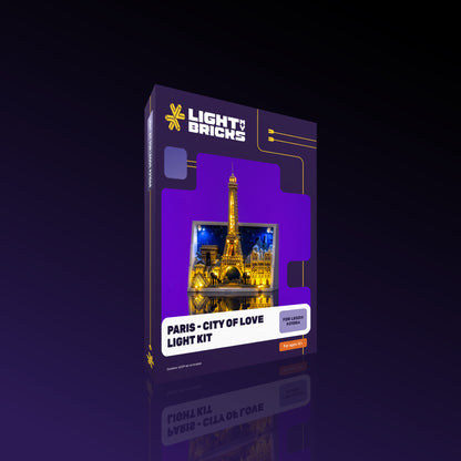 Lichtset für LEGO® Paris – Stadt der Liebe #21064