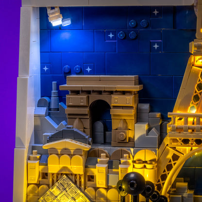 Lichtset für LEGO® Paris – Stadt der Liebe #21064