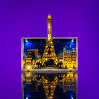 Lichtset für LEGO® Paris – Stadt der Liebe #21064