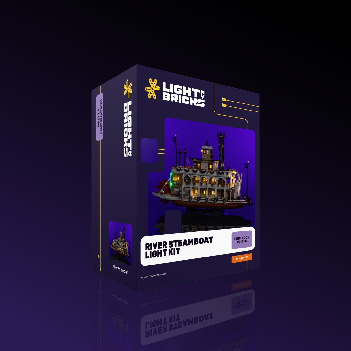 Lichtset für LEGO® Flussdampfer #21356