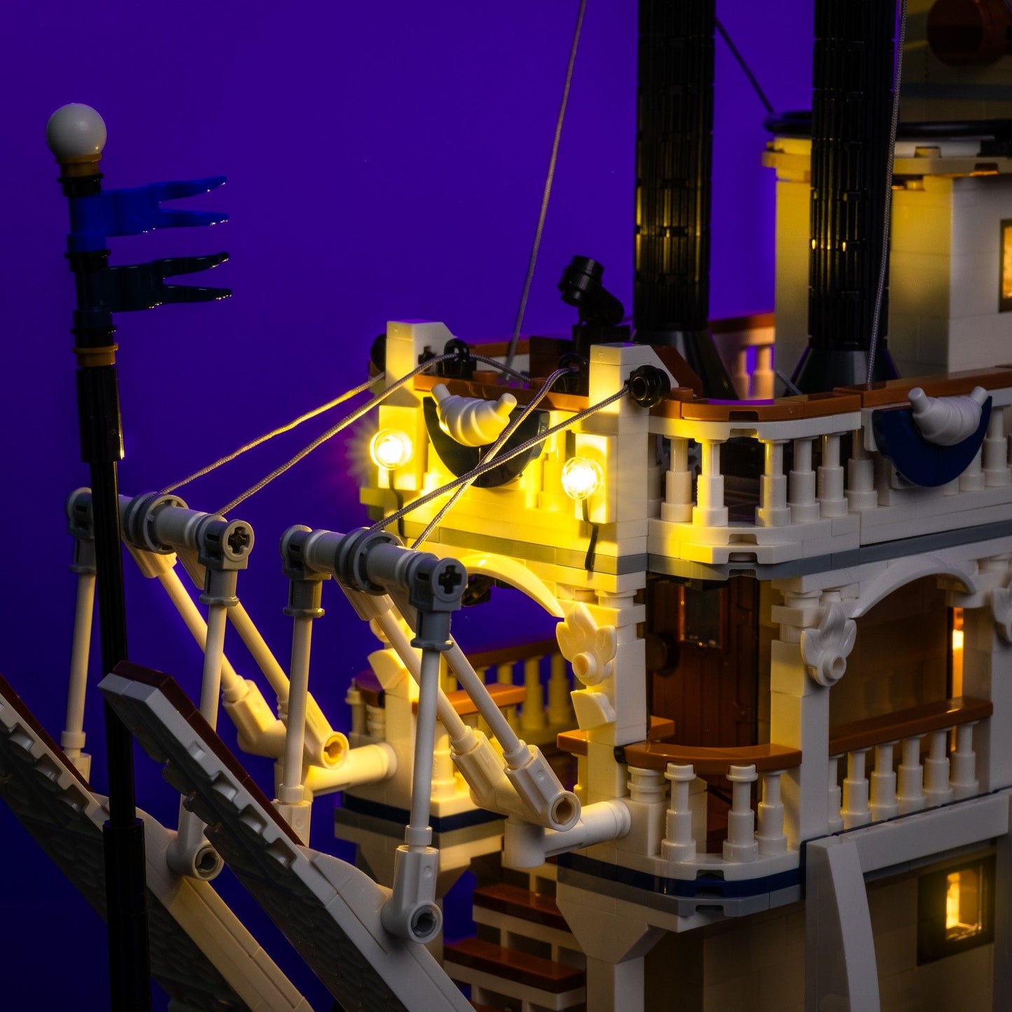 Lichtset für LEGO® Flussdampfer #21356