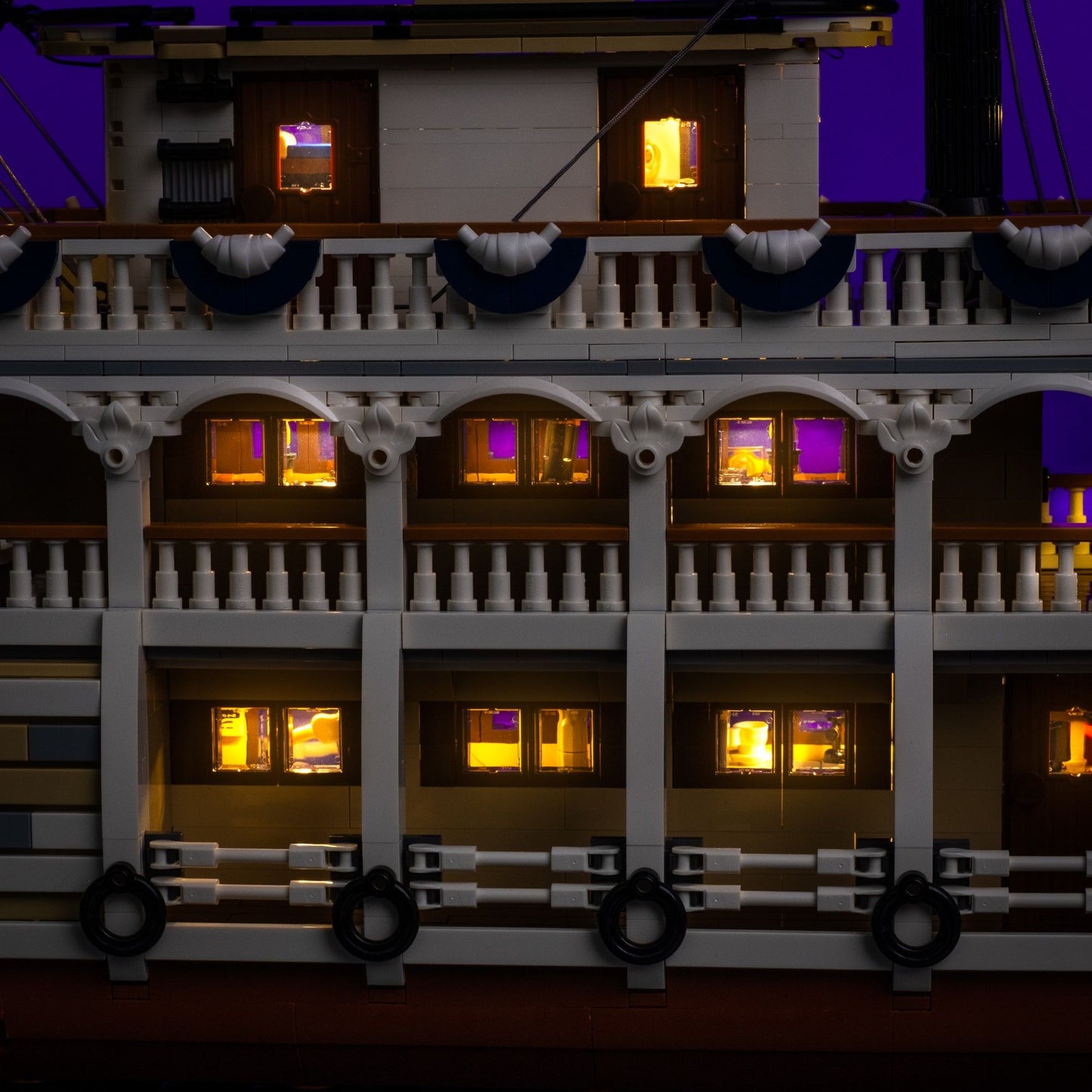 Lichtset für LEGO® Flussdampfer #21356