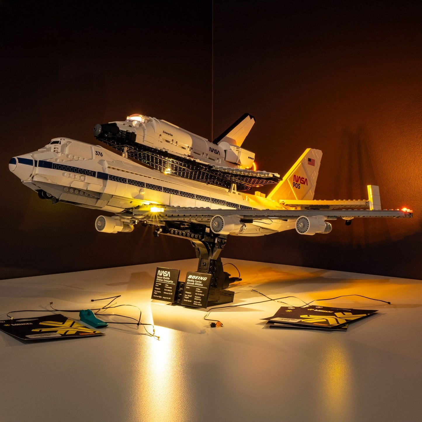 Add On - LEGO® Shuttle Carrier Aircraft #10360 DIY Light Bundle