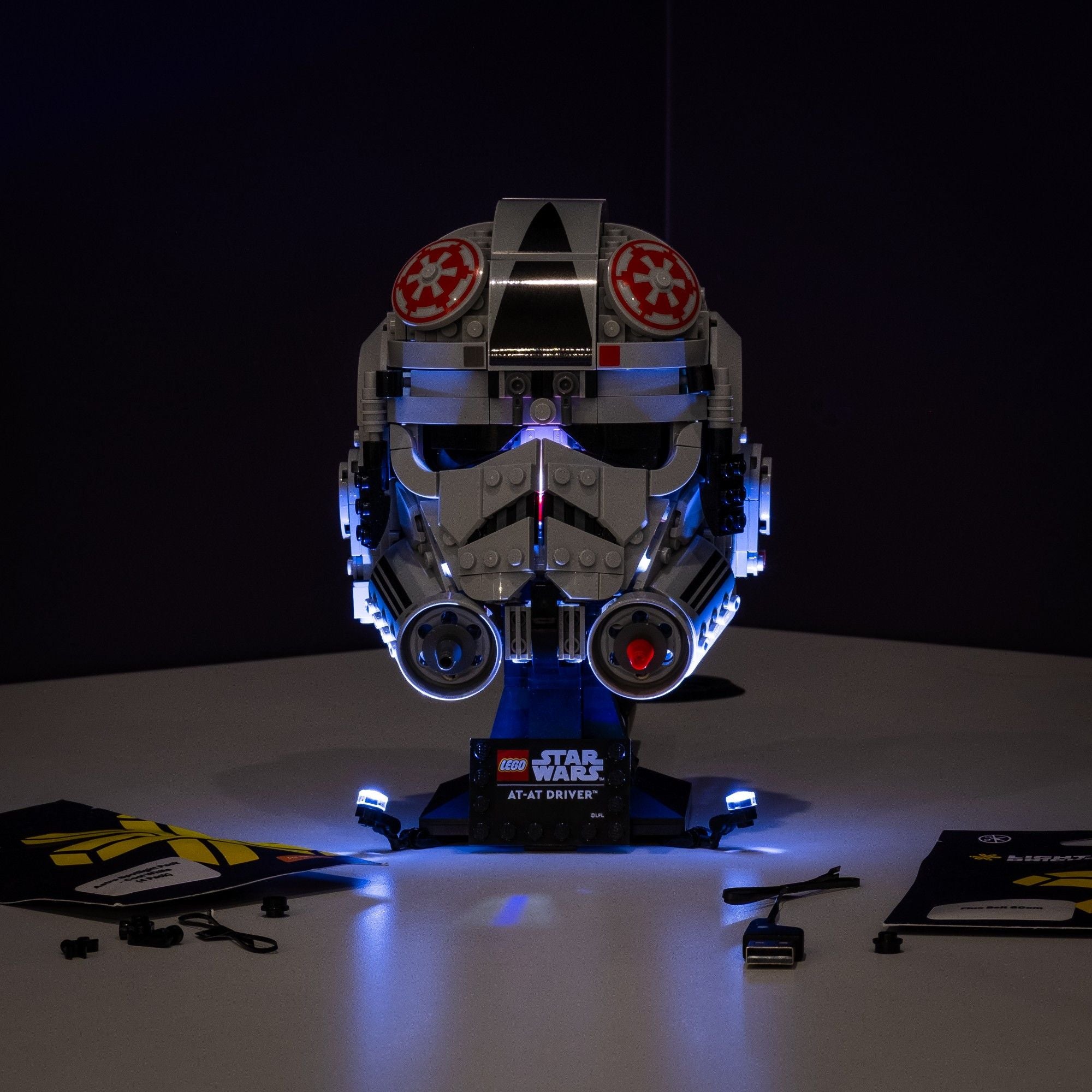 LEGO® AT-AT Driver Helmet™ #75429 DIY Light Bundle – Light My
