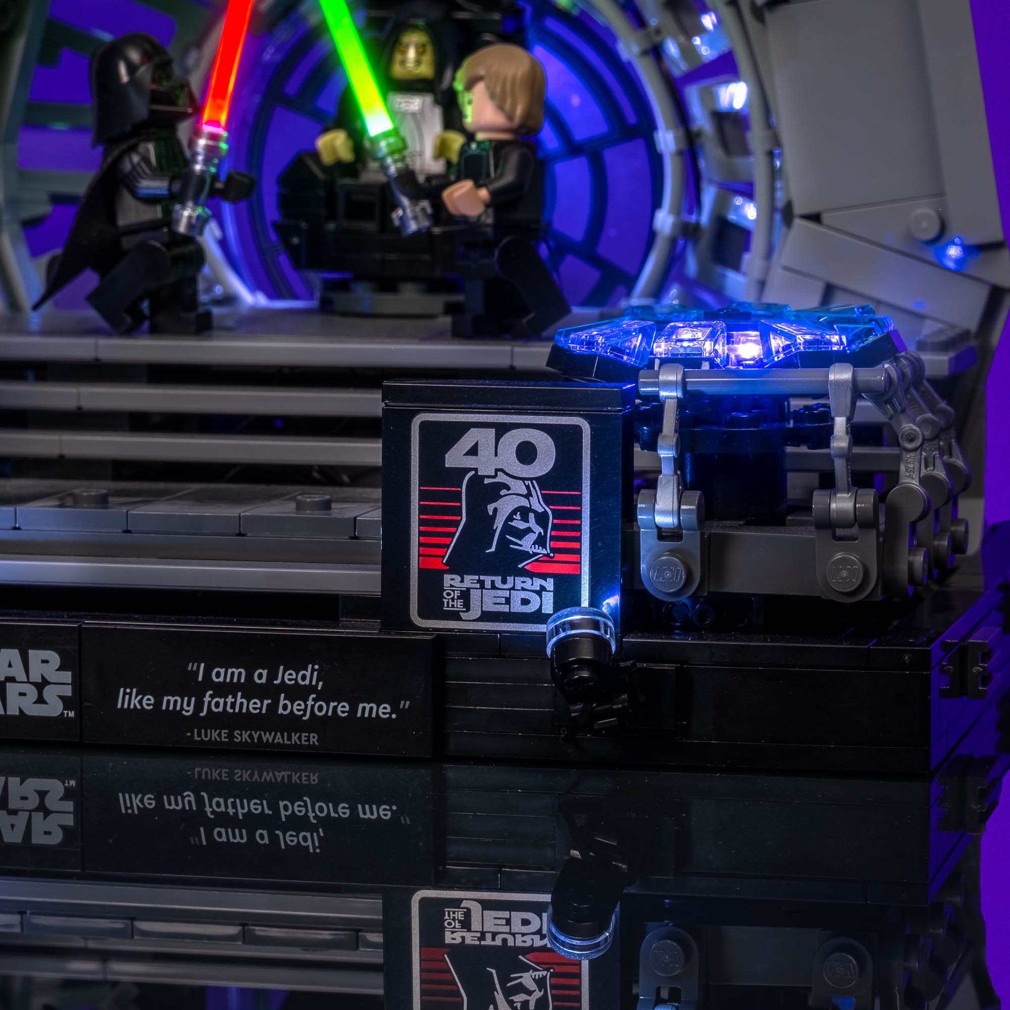 【うどんまにあ様用】MELTED SPACE / Darkening Light LMB 2.0 Light Kit for LEGO Star Wars Emperor's Throne Room Diorama