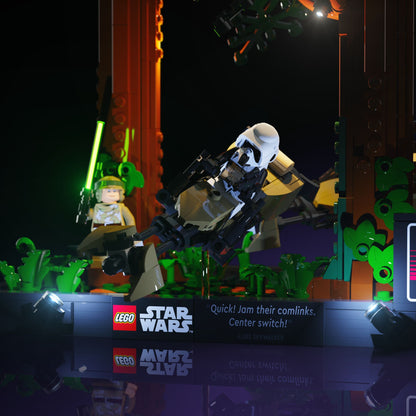 Light Kit for LEGO® Star Wars Endor Speeder Chase Diorama #75353