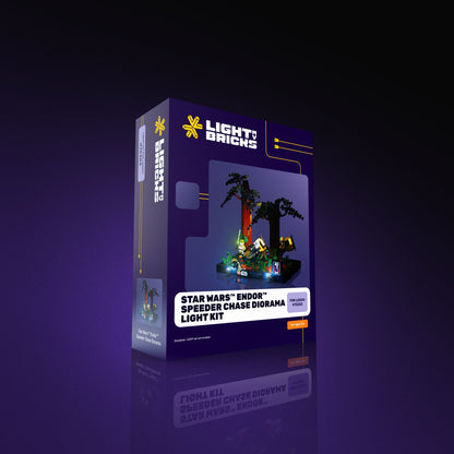 Light Kit for LEGO® Star Wars Endor Speeder Chase Diorama #75353