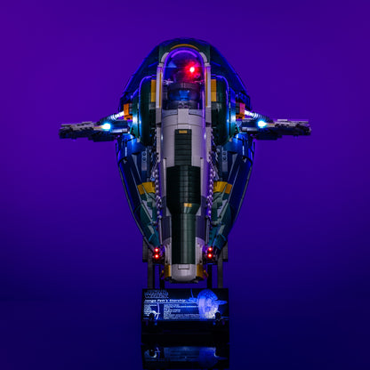 Lichtset für LEGO® Star Wars UCS Jango Fetts Firespray-Klasse Raumschiff #75409