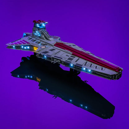 Lichtset für LEGO® Star Wars UCS Venator-Klasse Republik Angriffskreuzer #75367