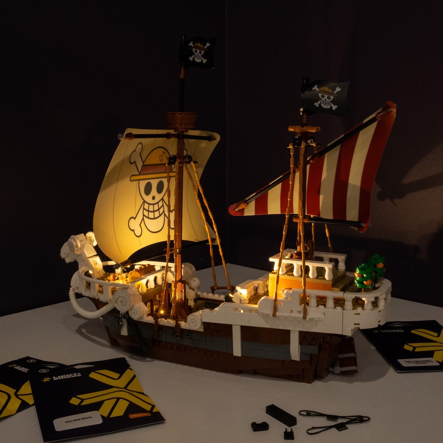 LEGO® ONE PIECE The Going Merry Pirate Ship #75639 DIY Light Bundle