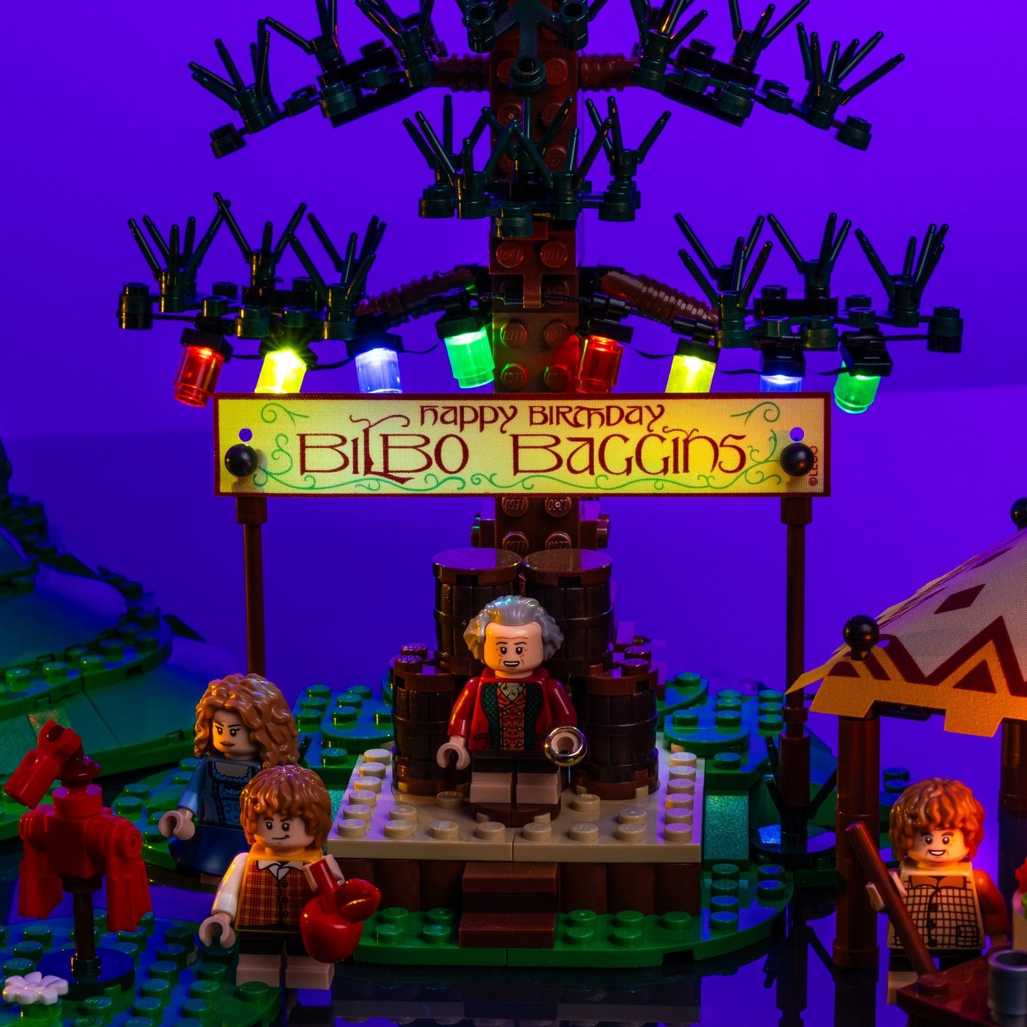 Lichtset für LEGO® Der Herr der Ringe Das Auenland #10354