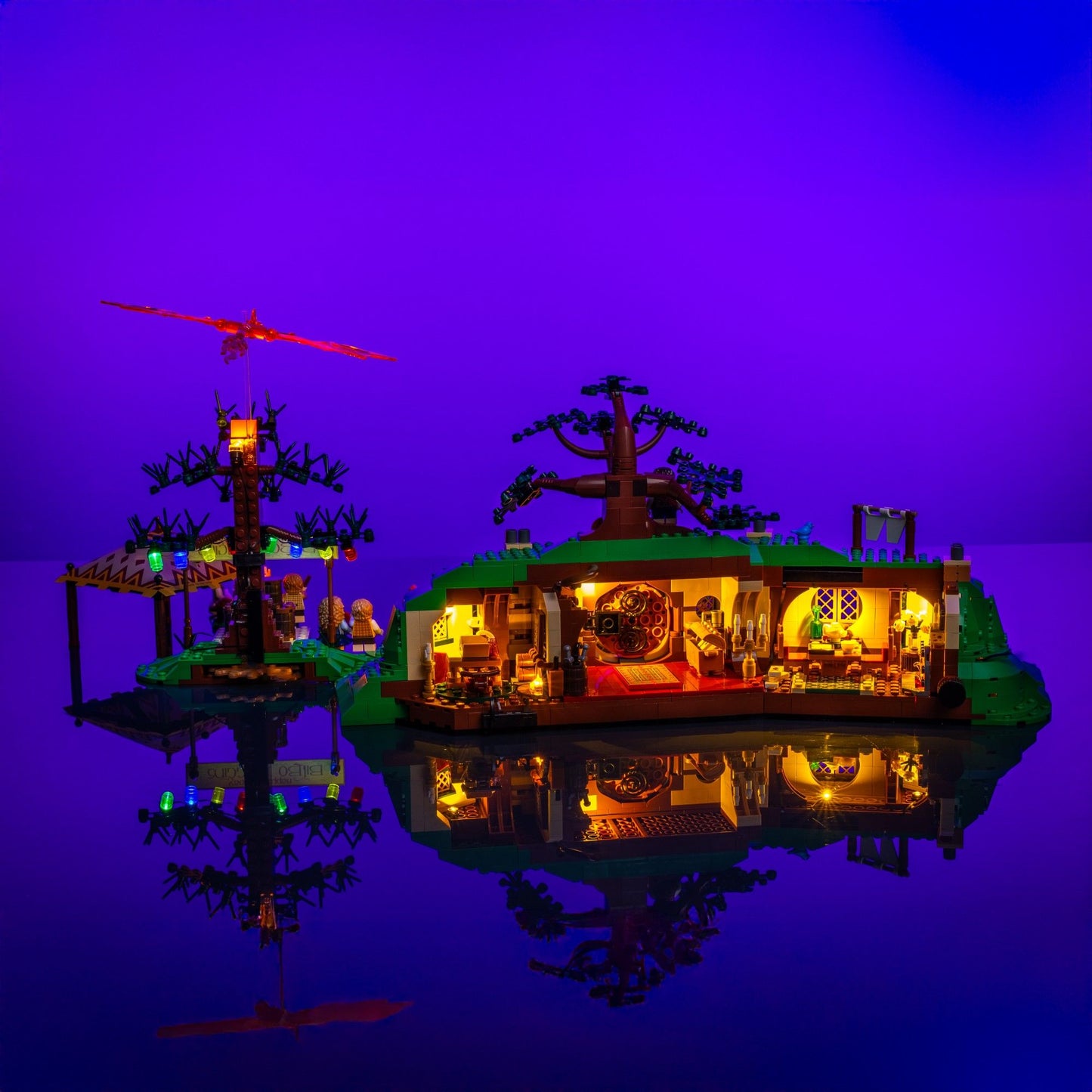 Lichtset für LEGO® Der Herr der Ringe Das Auenland #10354