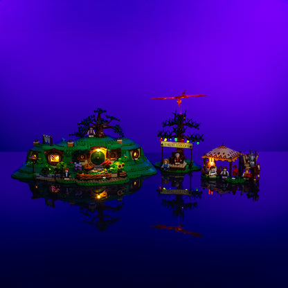 Lichtset für LEGO® Der Herr der Ringe Das Auenland #10354