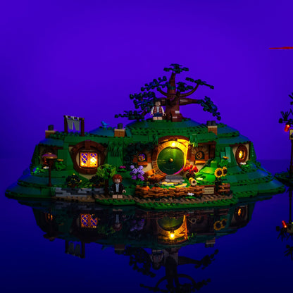 Lichtset für LEGO® Der Herr der Ringe Das Auenland #10354