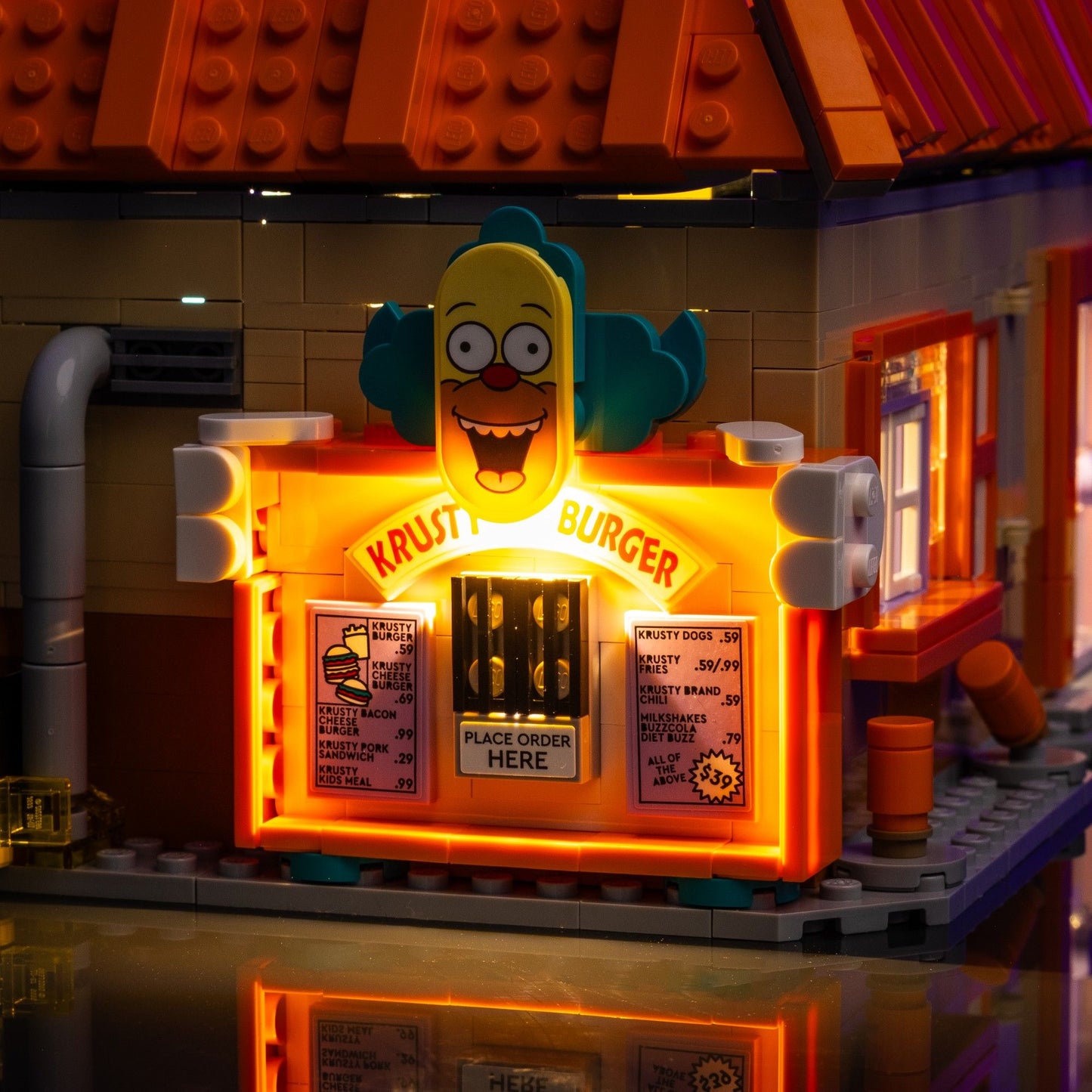 Lichtset für LEGO® Die Simpsons™: Krusty Burger #10352