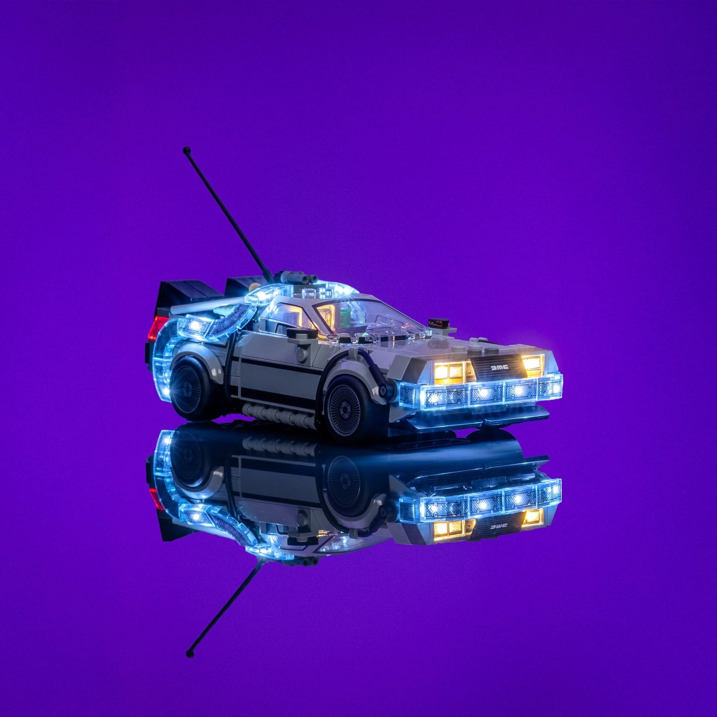 Lichtset für LEGO® Zeitmaschine aus Zurück in die Zukunft #77256