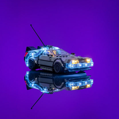 Lichtset für LEGO® Zeitmaschine aus Zurück in die Zukunft #77256
