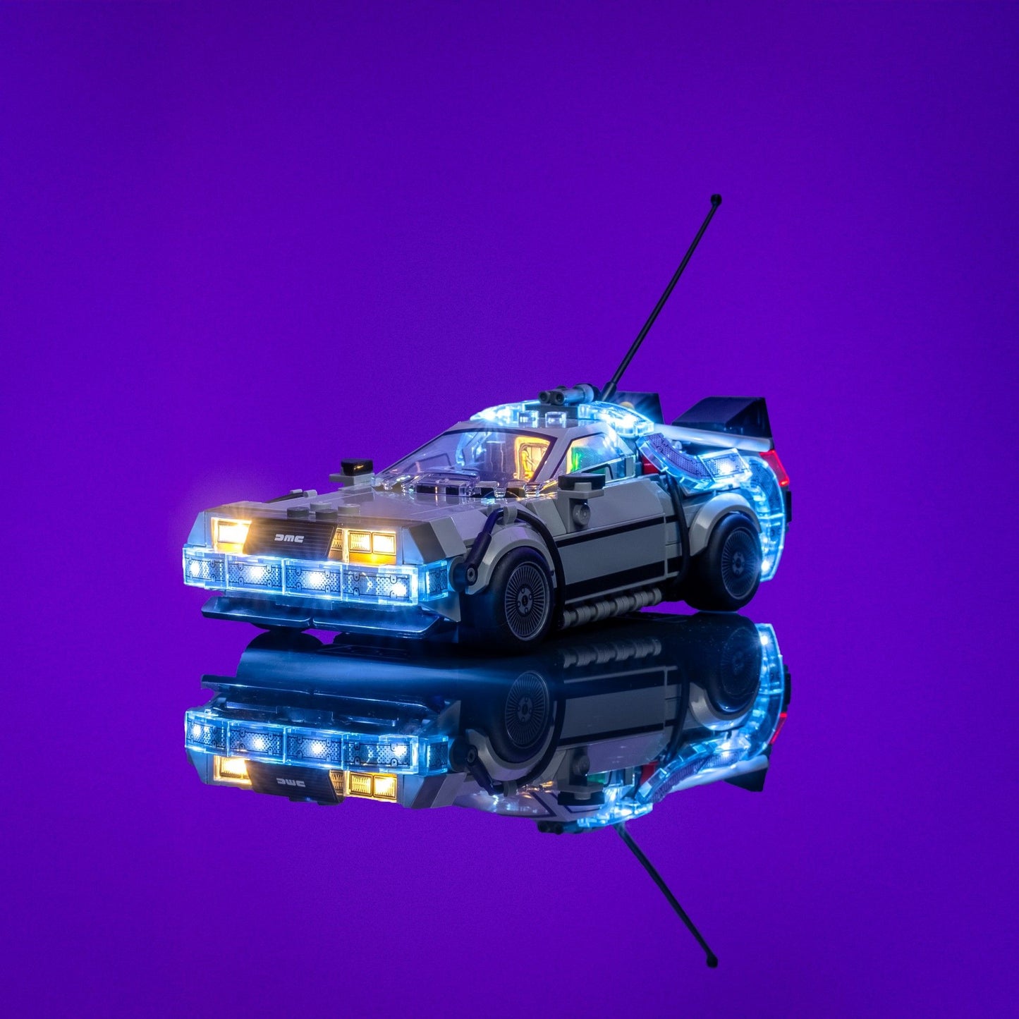 Lichtset für LEGO® Zeitmaschine aus Zurück in die Zukunft #77256