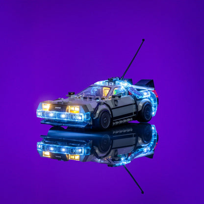 Lichtset für LEGO® Zeitmaschine aus Zurück in die Zukunft #77256