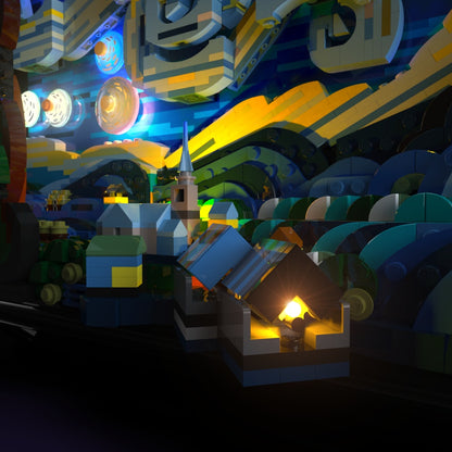 Lichtset für LEGO® Vincent van Gogh - Die Sternennacht #21333