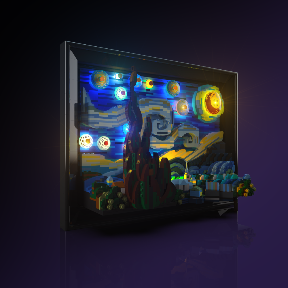 LMB 2.0 Light Kit for LEGO® Vincent van Gogh - The Starry Night #21333