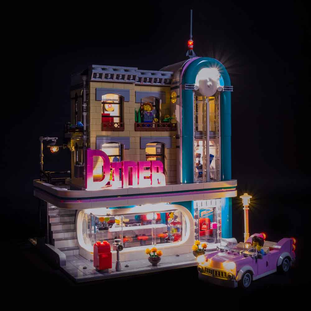 LEGO Downtown Diner #10260 Light Kit