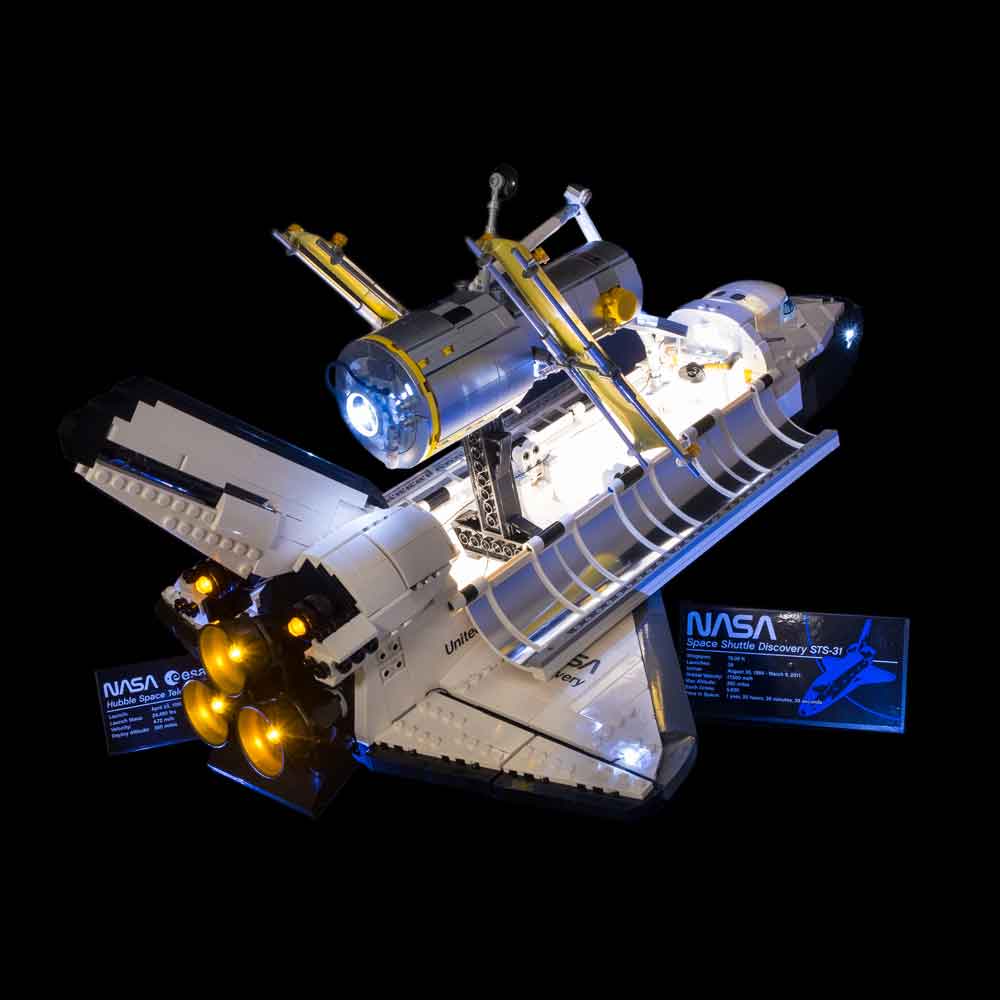 LEGO® NASA Space Shuttle Discovery 10283 Light Kit – Light My Bricks EU