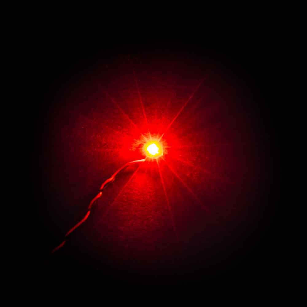Bit-Lichter (rot blinkend) 30 cm – (4 Stück)