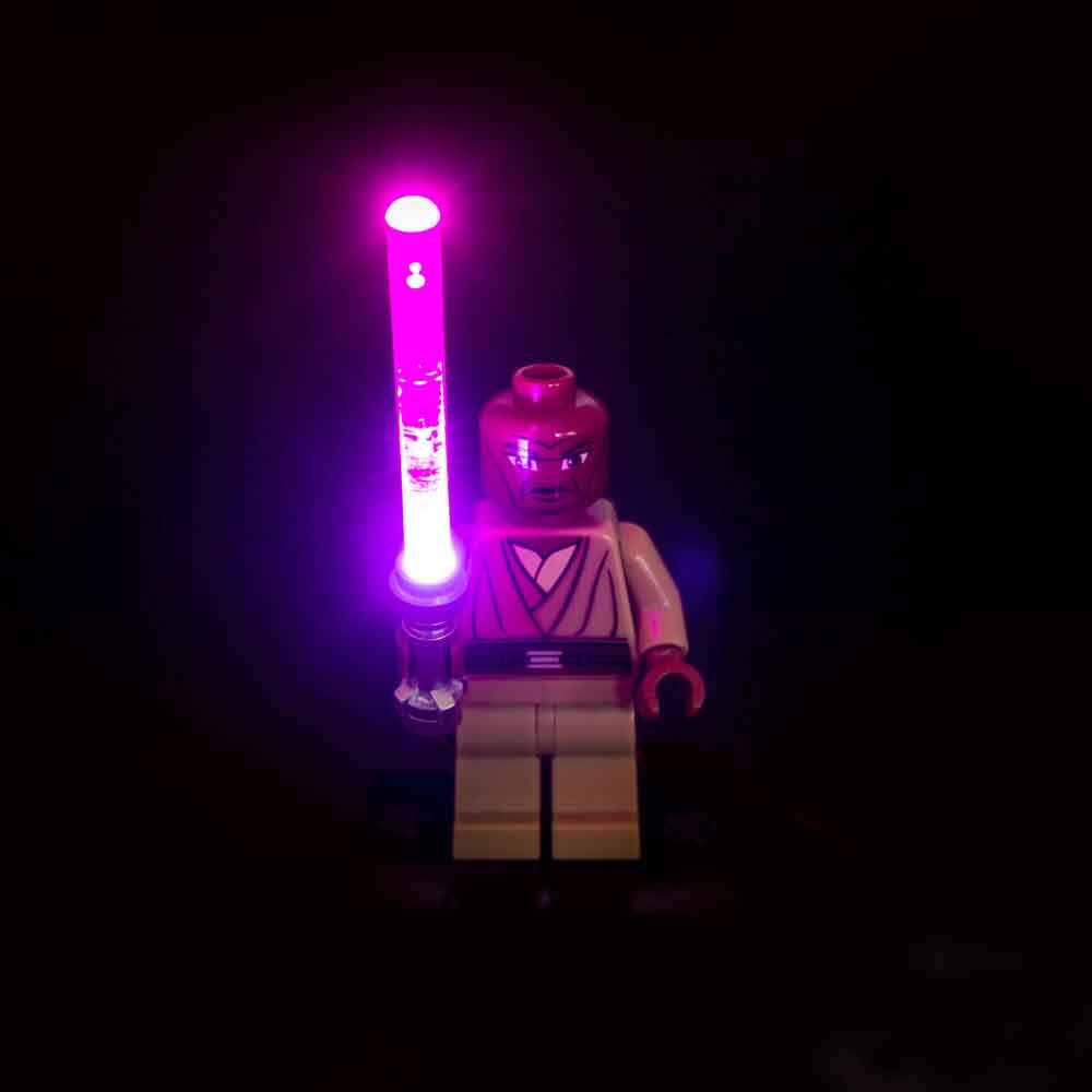 LED LEGO Star Wars Lichtschwert Licht - Lila/Dunkelrosa