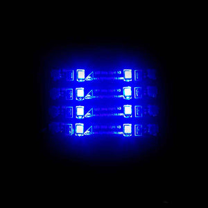 LED-Lichtleisten - Blau (4er-Pack)