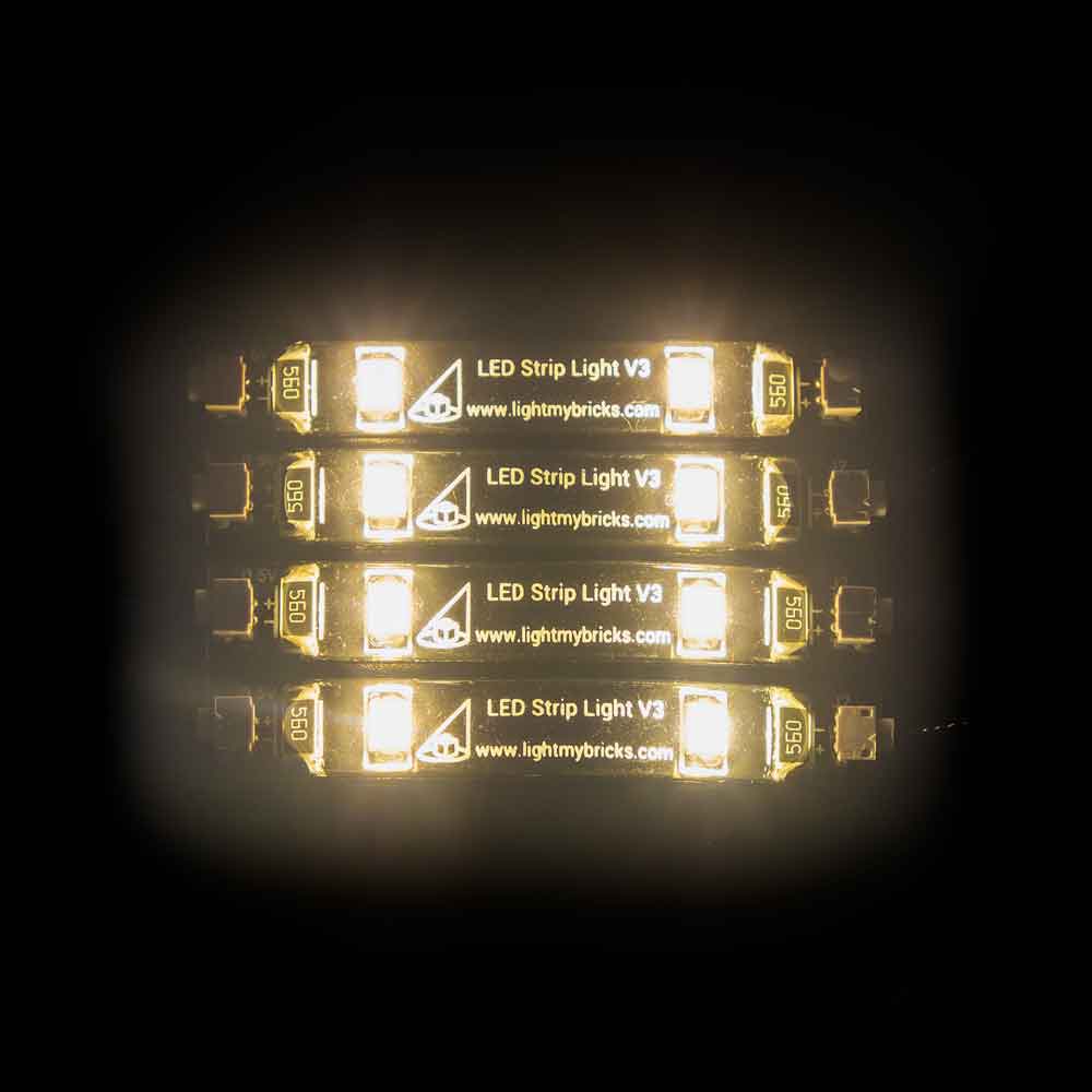 LED-Lichtleisten - Warmweiß (4er-Pack)